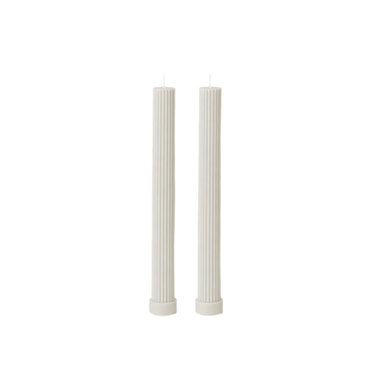 Column Pillar Candle Duo