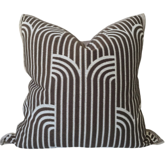 Kya 55cm Cushion - Dark Chocolate