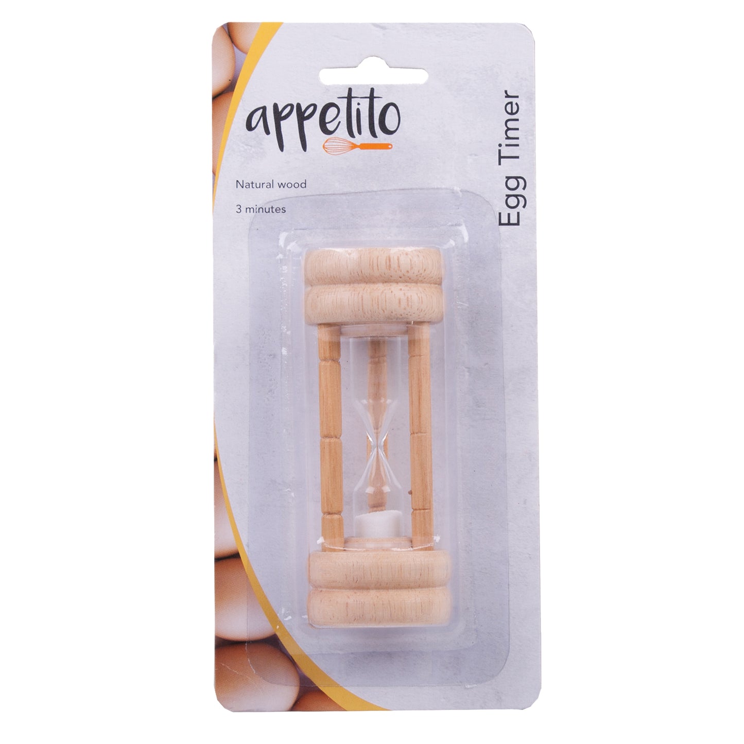 Apettito Natural Wood Egg Timer