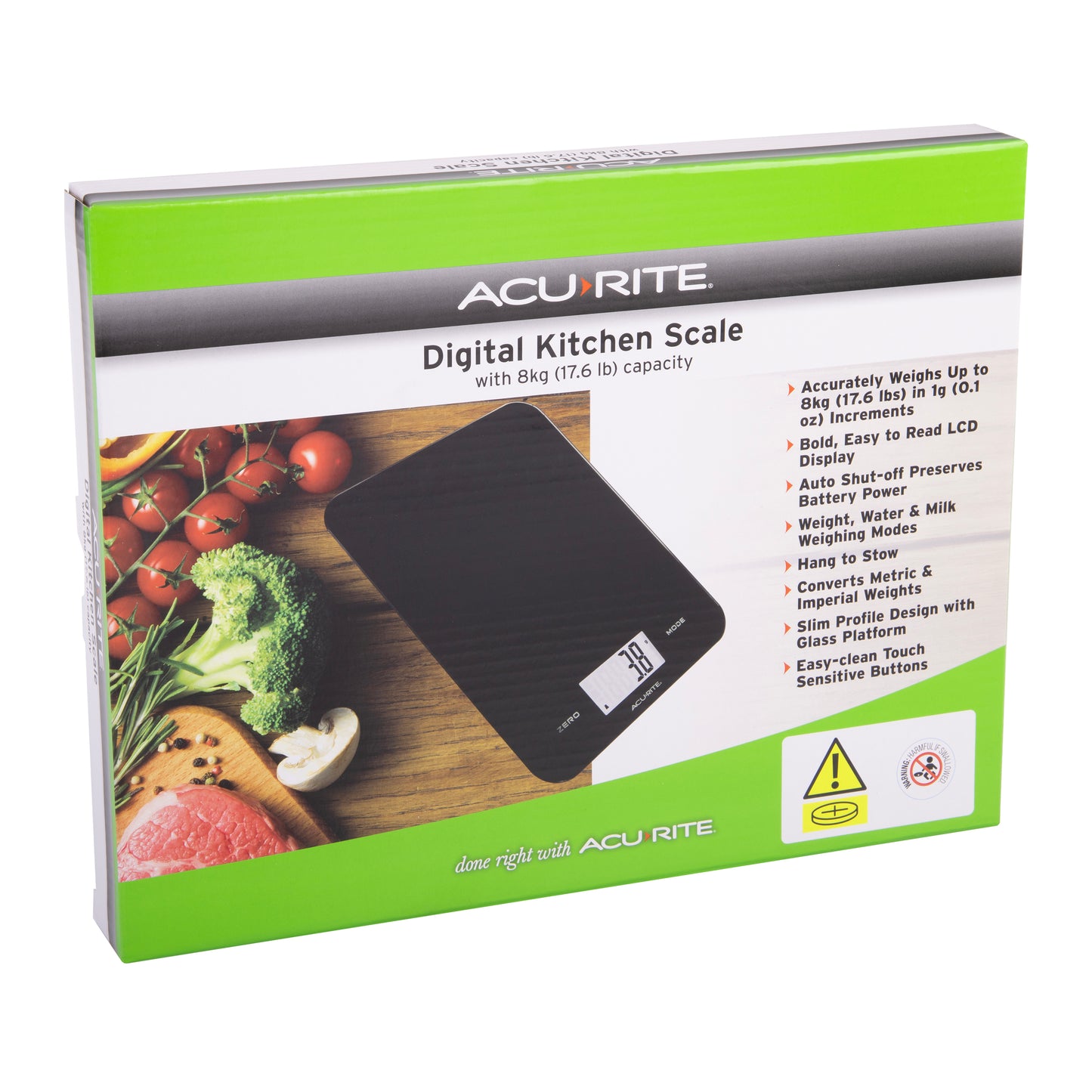 Acurite Large Slimline Digital Black Scale