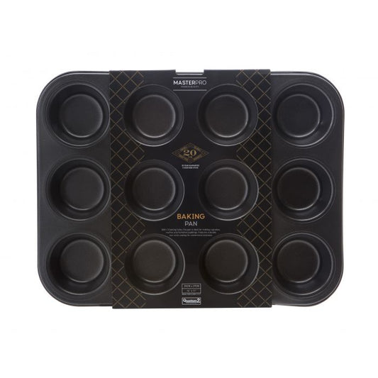 MasterPro - 12 Cup Muffin / Cupcake Pan - 35 x 27cm