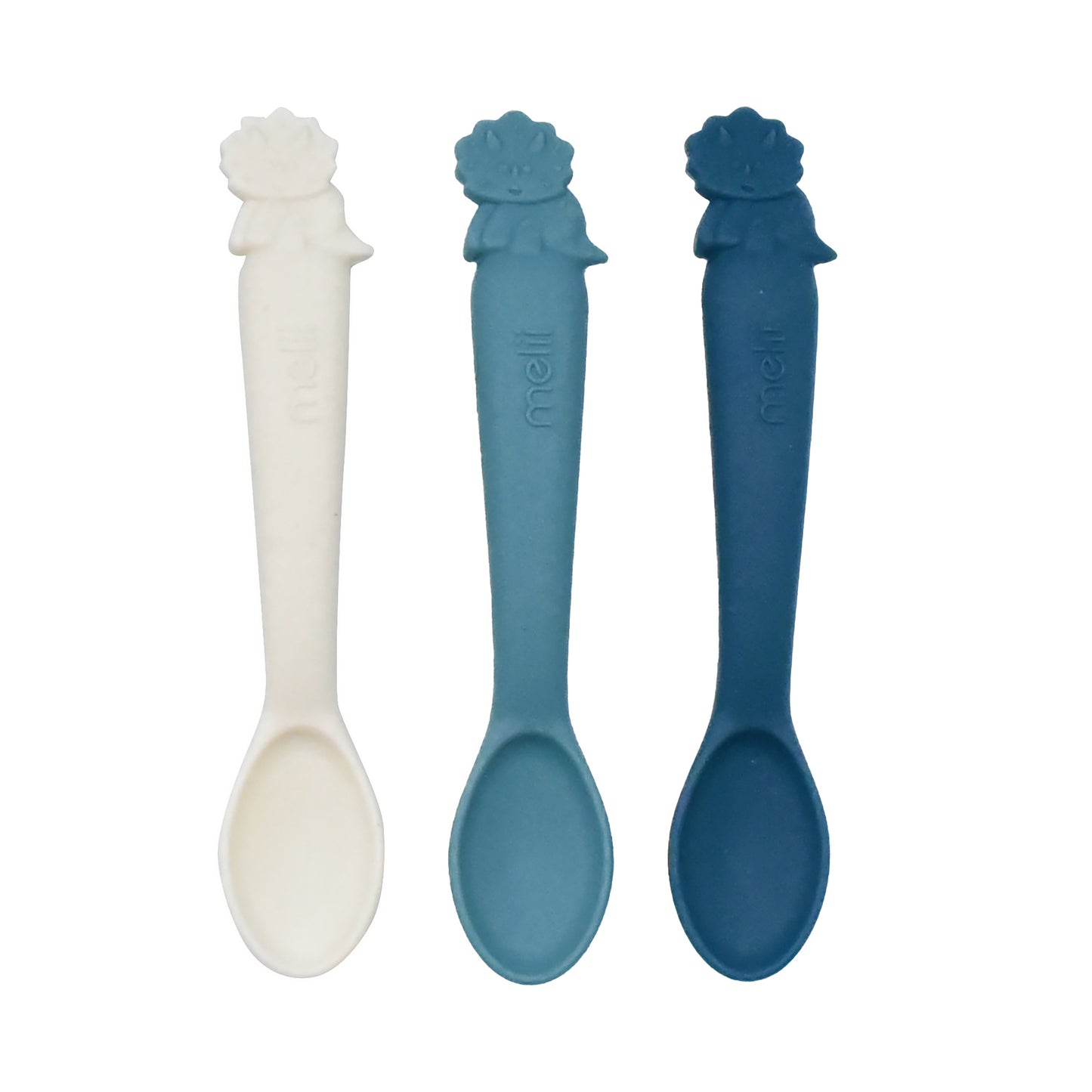 Melii Luxe Silicone Spoons 3pk (Dinosaur)