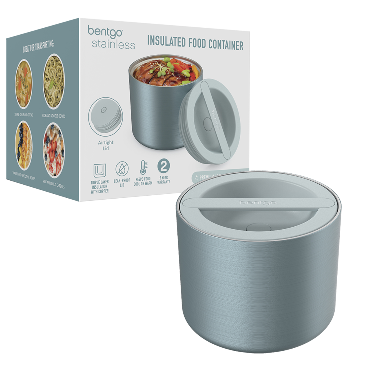 Bentgo Stainless Steel Insulated Food Container - 560 ml