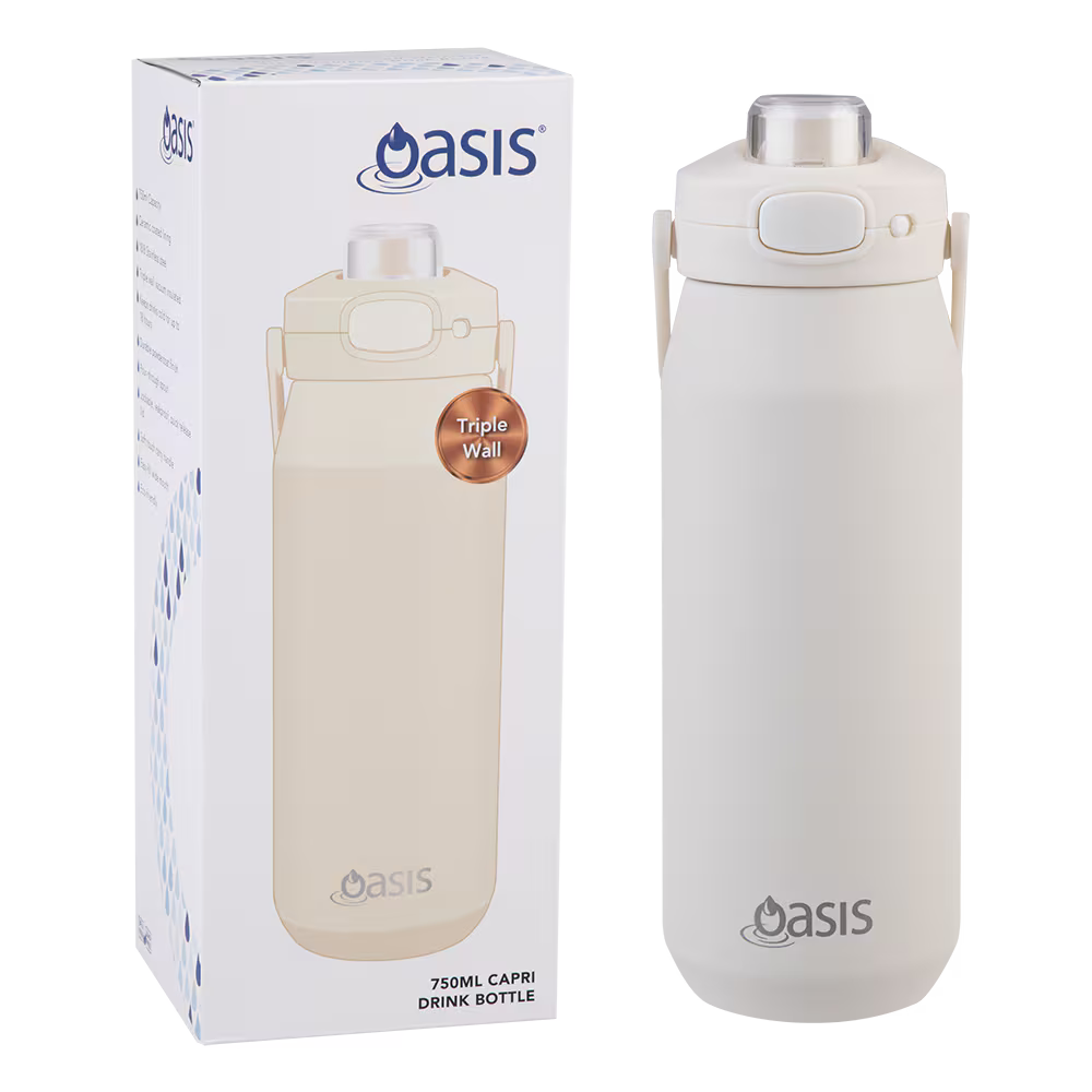 Oasis Capri Drink Bottle with Quick Release Lid 750ml