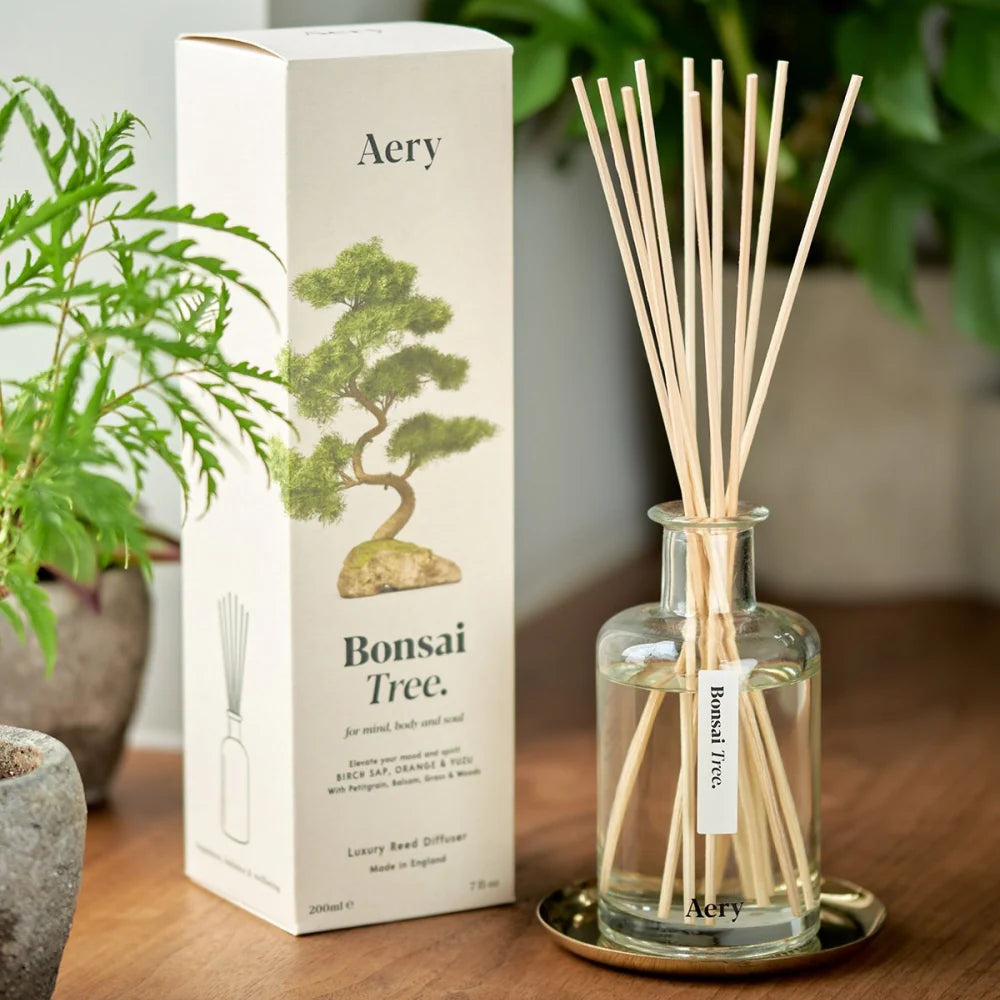 Aery Living: Botanical 200ml Reed Diffuser - Bonsai Tree