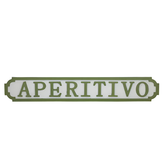 Aperitivo Wood Sign