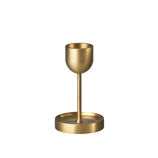 Fountain Brass Candle Holder - Medium