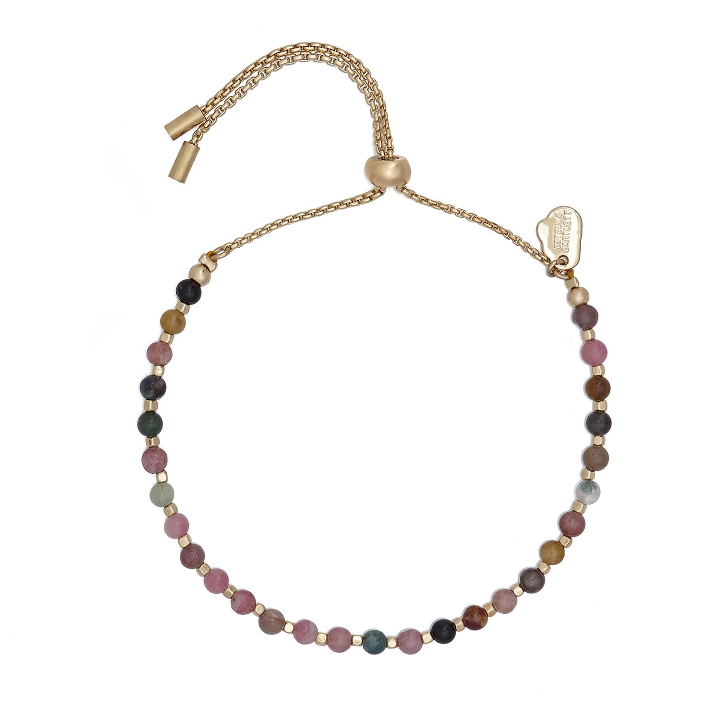 Amelia Bracelet Tourmaline - Gold Plated