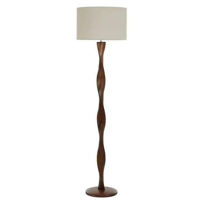 Coming Soon - Priya Wood Floor Lamp 40 x 150 cm Walnut