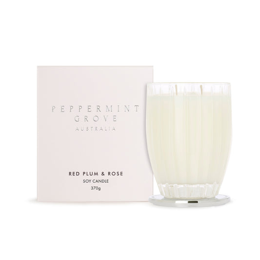 Red Plum & Rose 350g Candle