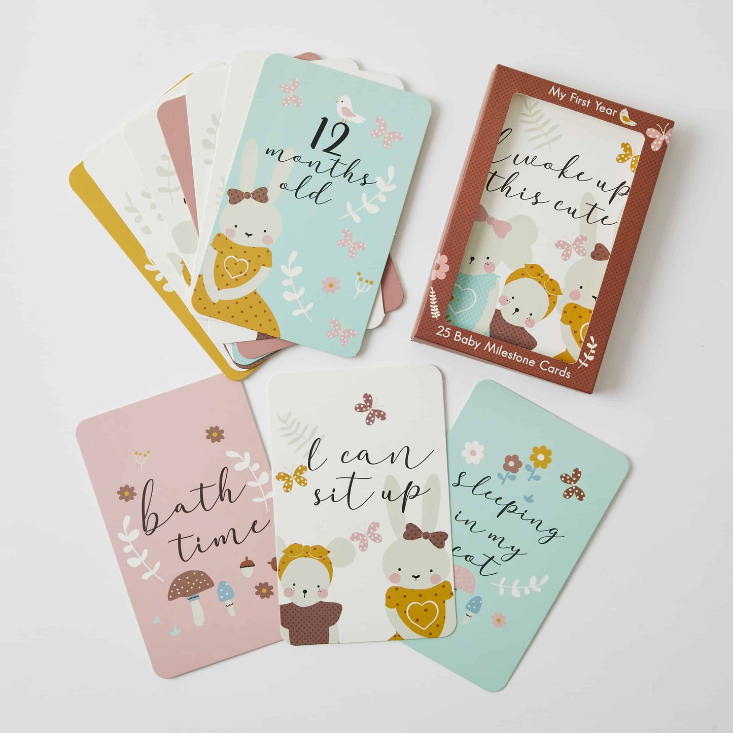 In The Meadow 25pc Baby Milestone Cards