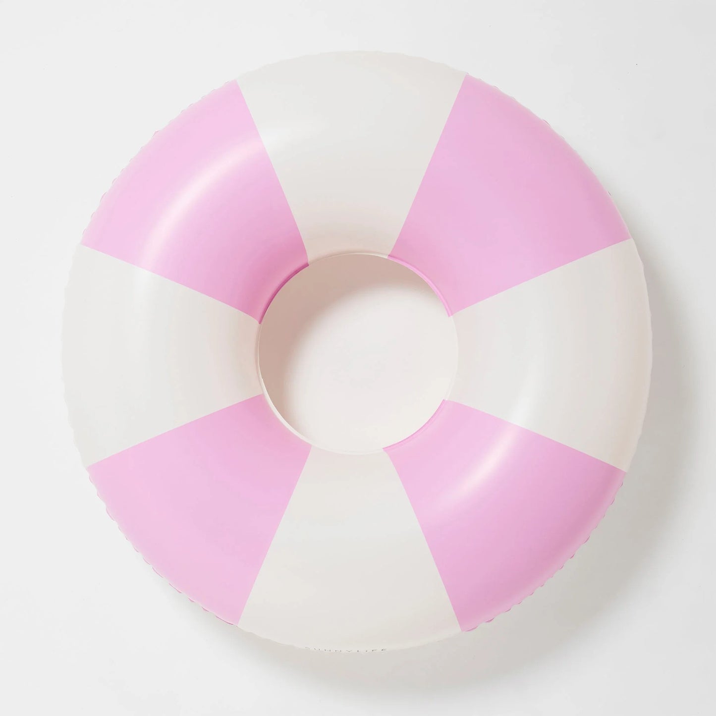 Tube Pool Ring Bubblegum Pink Stripe