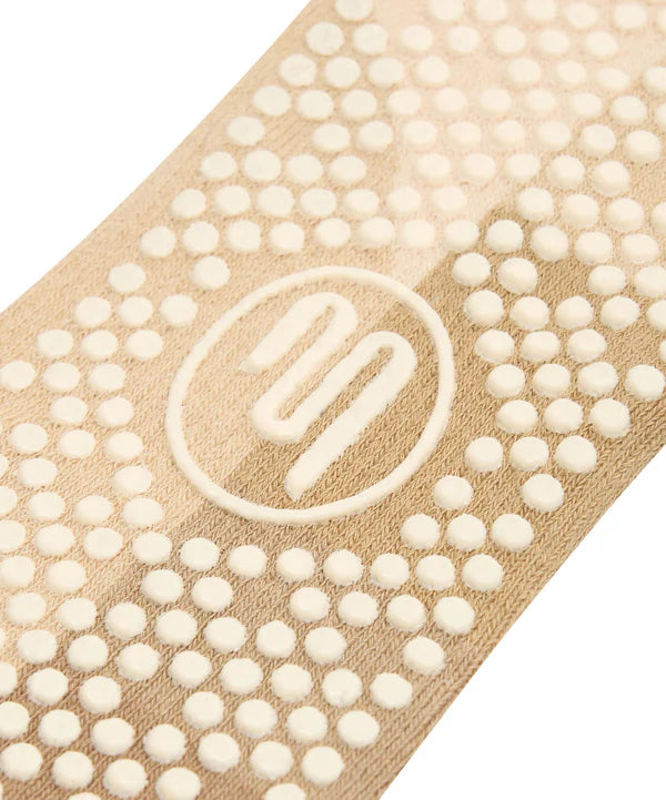 Classic Low Rise Grip Socks - Sand Stone