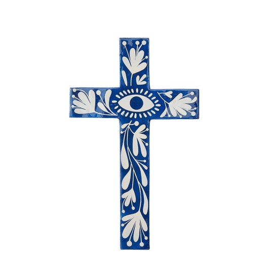 Tulum Cross Large Blue Eye