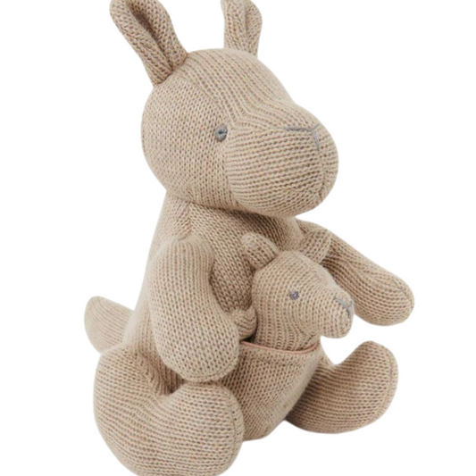 Knitted Kangaroo Toy