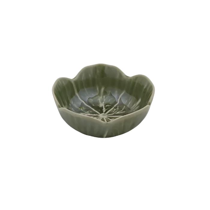 Cabbage Ceramic Bow l 8.5x3.5cm Green