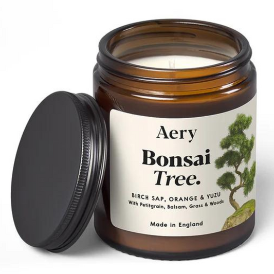 Aery Living: Botanical 140g Candle Jar - Bonsai Tree
