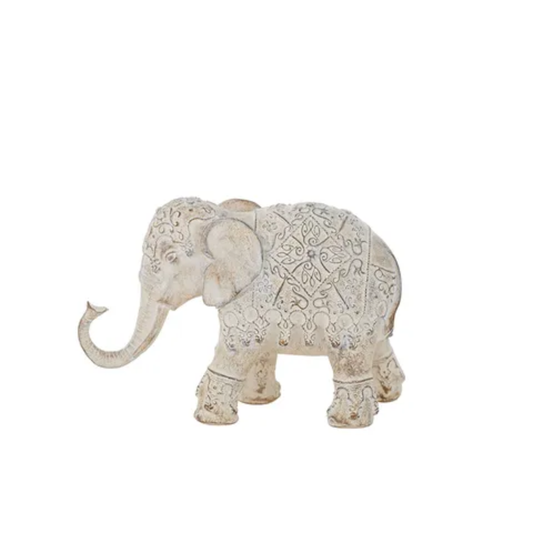 Erica Elephant Resin Sculpture - 18x12cm