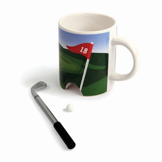 Putter Cup Golf Mug with Pen