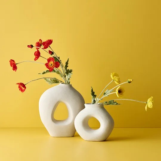 Vase Nadika - White 18cm