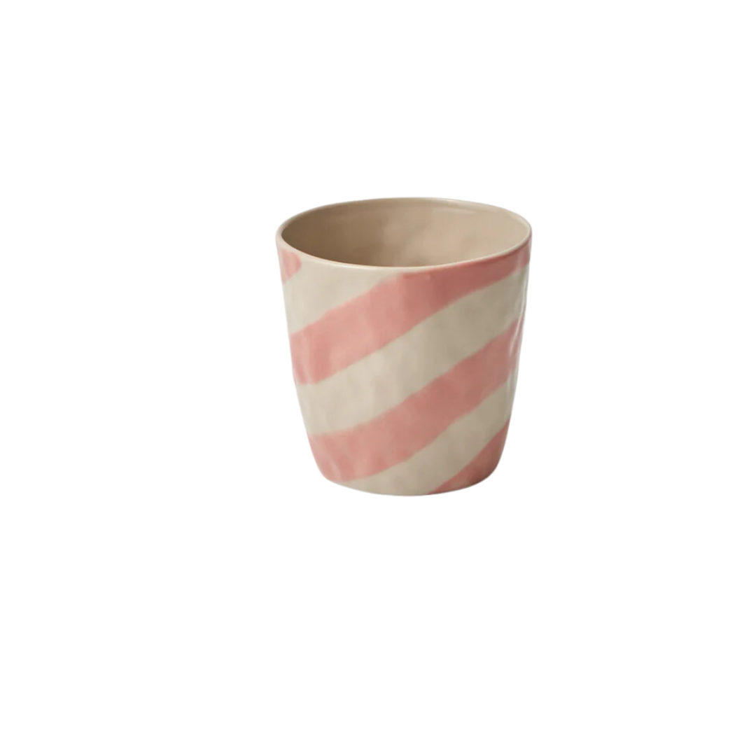 Cabana Stripe Tumbler Pink