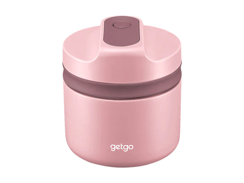 getgo Double Wall Insulated Food Container 500ML Pink Gift Boxed