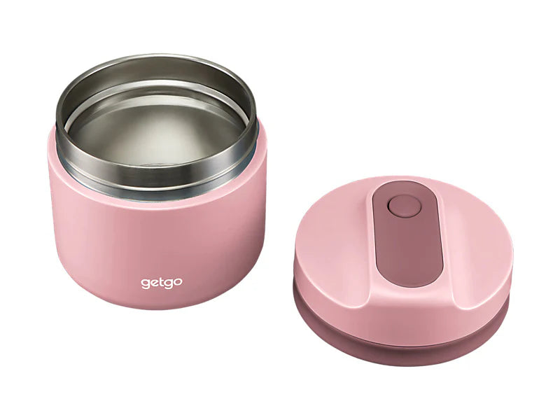 getgo Double Wall Insulated Food Container 500ML Pink Gift Boxed