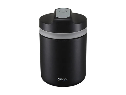 getgo Double Wall Insulated Food Container 1L Black Gift Boxed