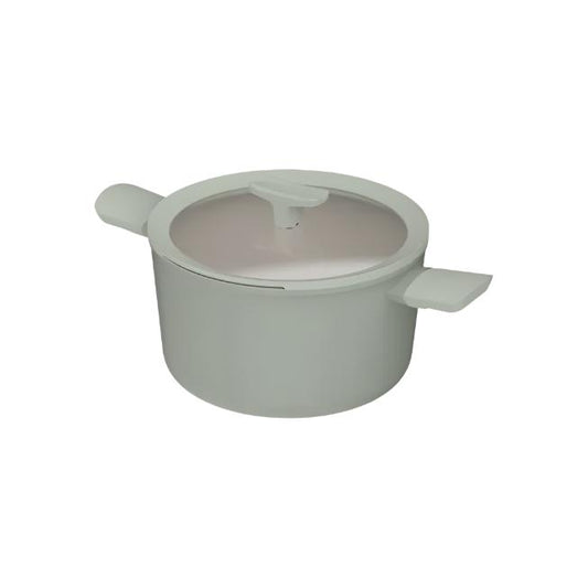 BergHOFF Balance Covered Stockpot - Sage / 24 x 14cm  / 5.5L