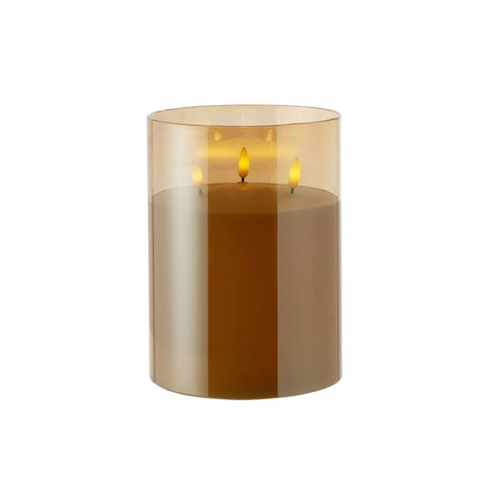 Amber Triflame Candle from Rogue 15cm