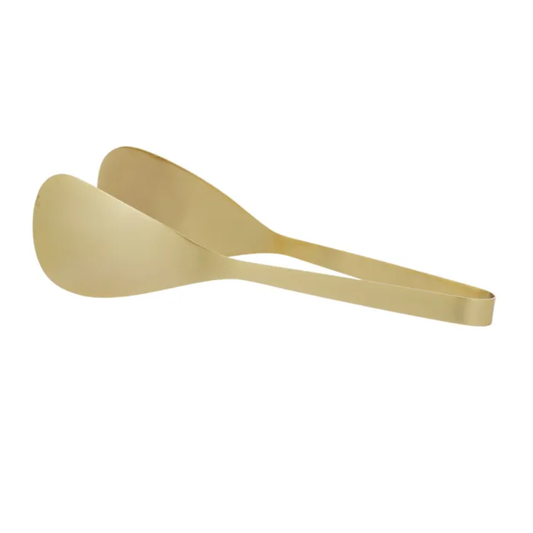 Auric S/S Tongs 25cm Gold