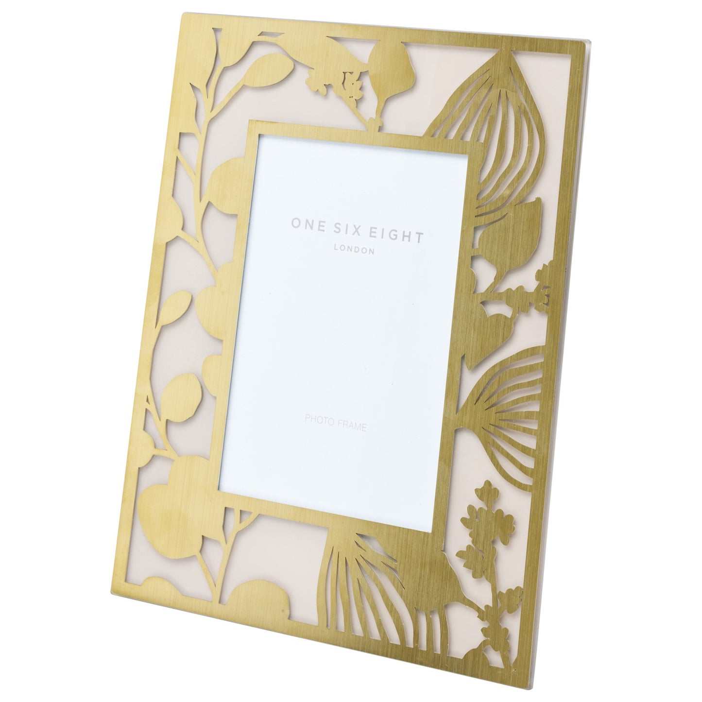 Floral Photo Frame 5x7 - Gold