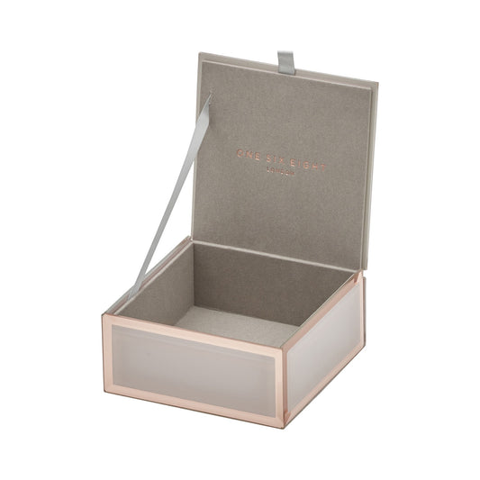 Sara Small Jewellery Box - Blush