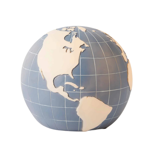 World Globe Scultpure Light