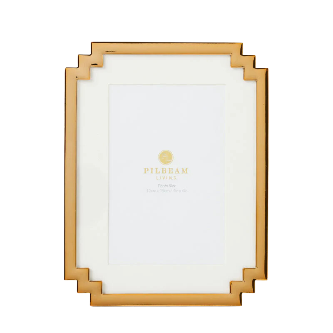 Chinta 4x6" Photo Frame Gold