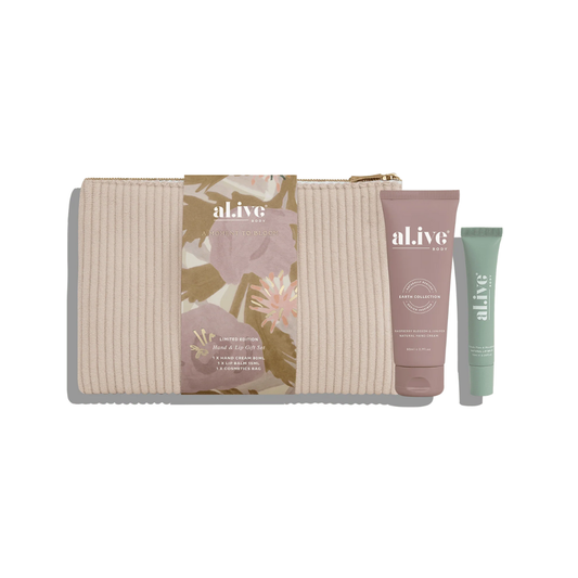 A Moment to Bloom - Hand and Lip Gift Set