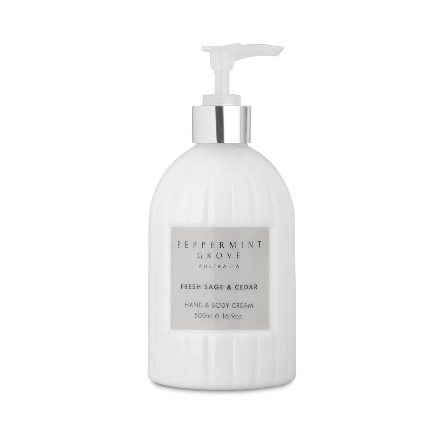 Fresh Sage & Cedar 500ml Hand & Body Cream