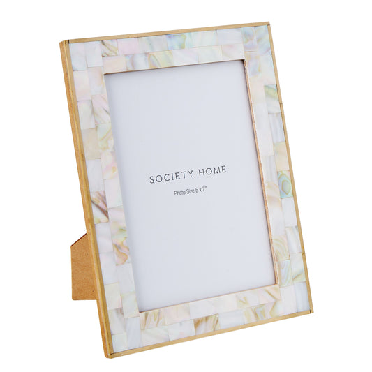 SH Mother of Pearl Inlay Photo Frame 5x7''